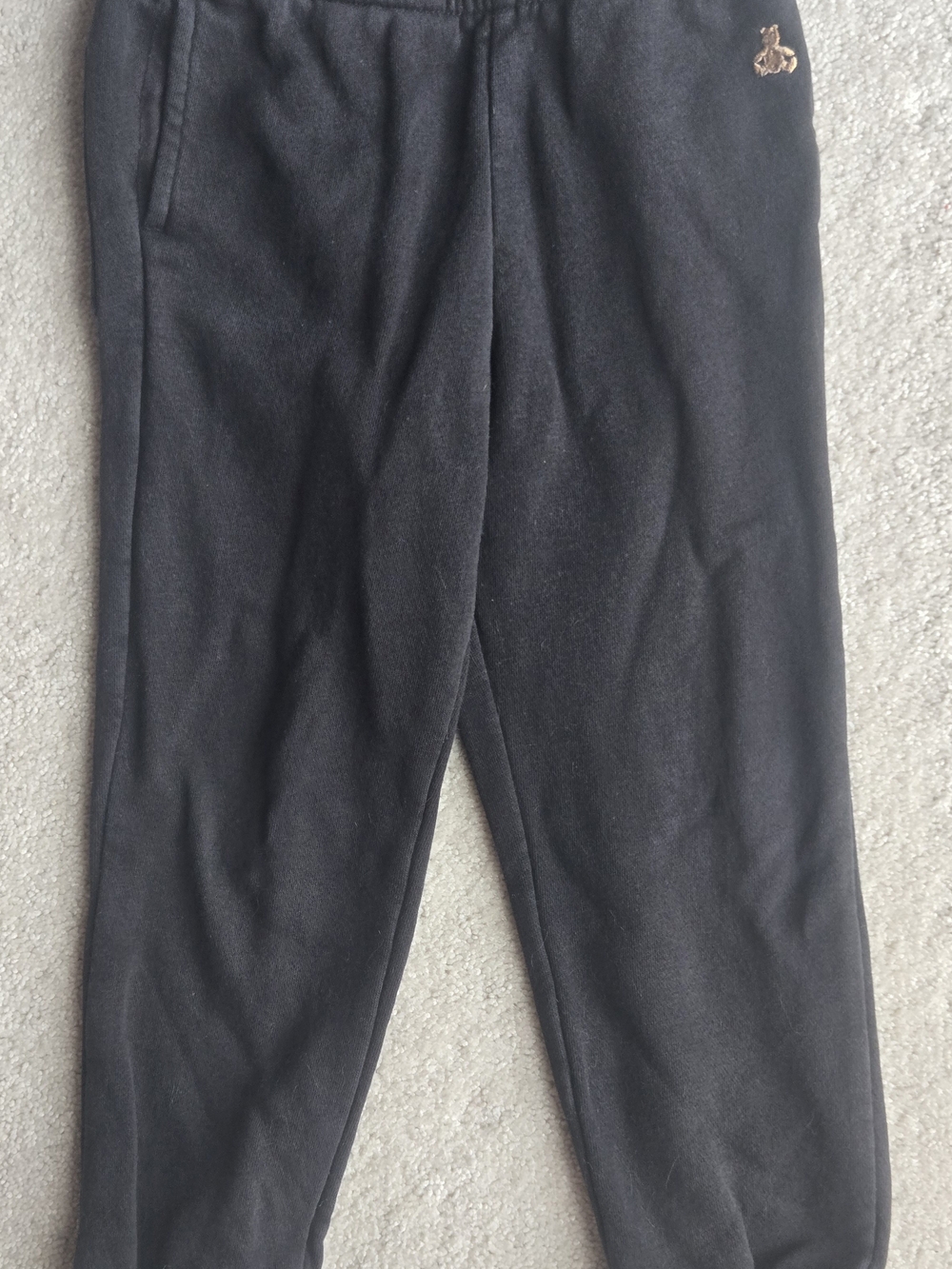 GAP Black Kids Sweatpants with Logo